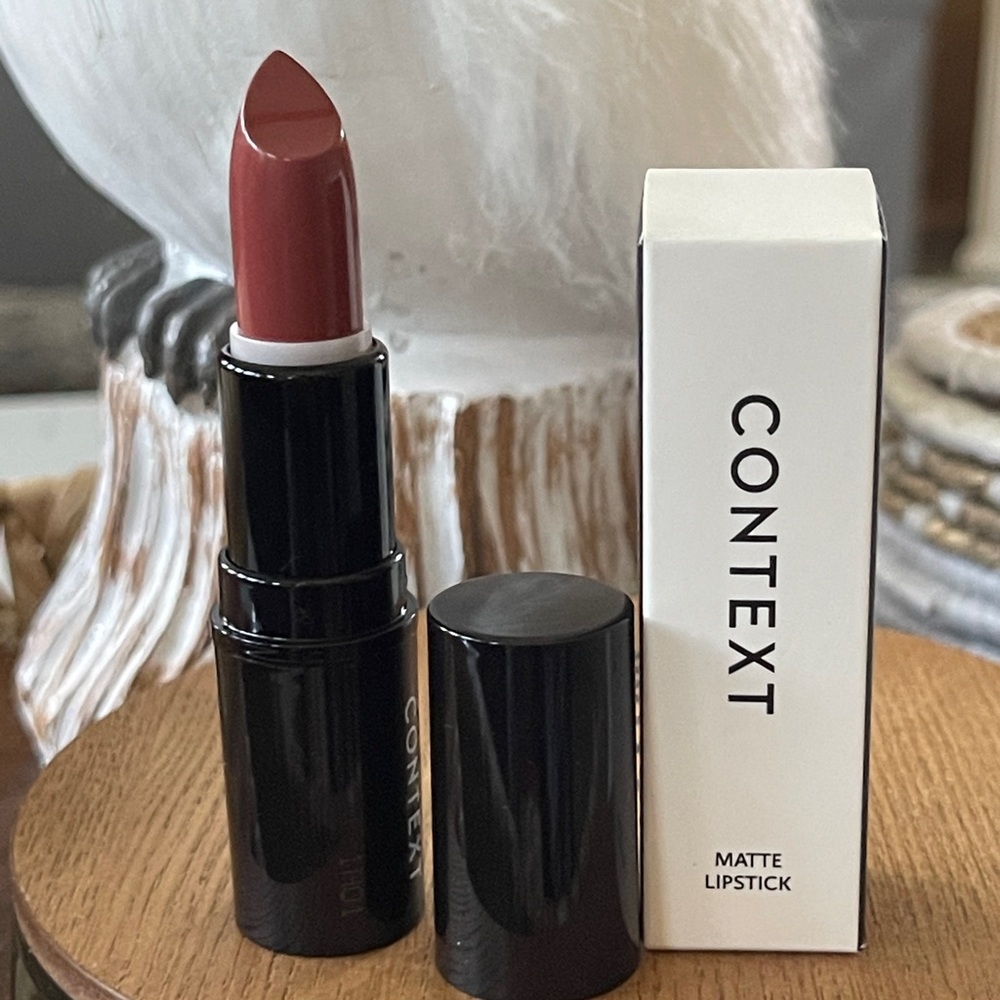 CONTEXT SKIN Matte Lipstick in 116 Tears are Falling (Dark Mauve) - Picture 6 of 13
